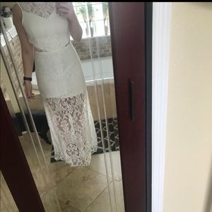 Alexis White Maxi Dress